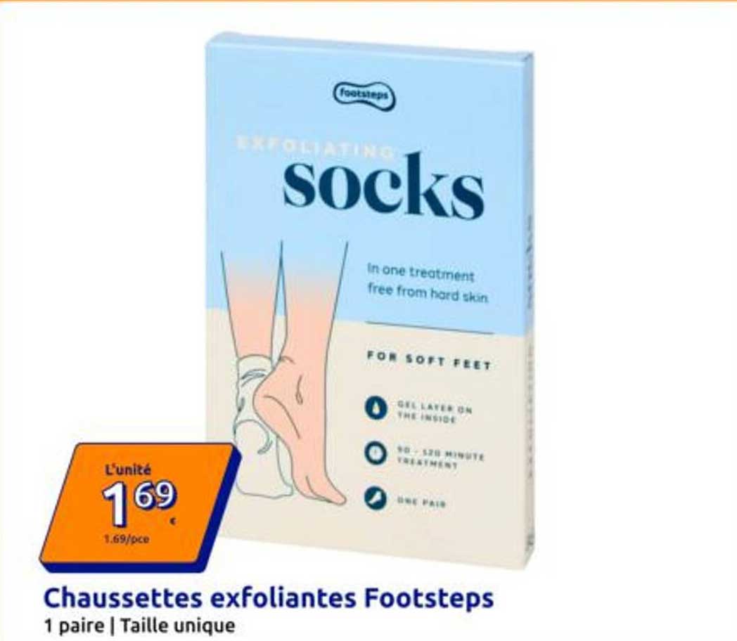 Chaussettes exfoliantes Footsteps