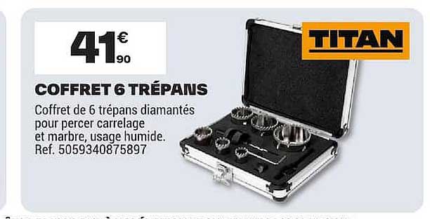 COFFRET 6 TRÉPANS