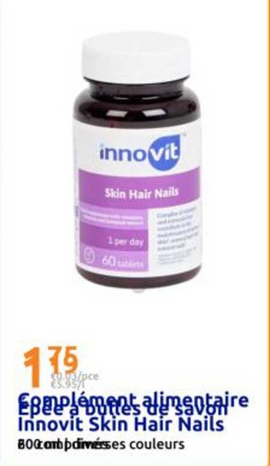 Complément alimentaire Innovit Skin Hair Nails