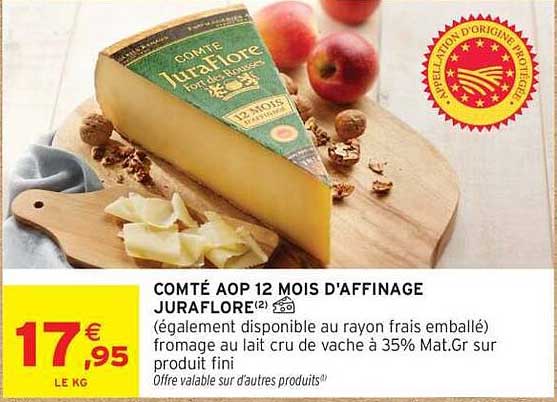 COMTÉ AOP 12 MOIS D'AFFINAGE JURAFLORE(2)