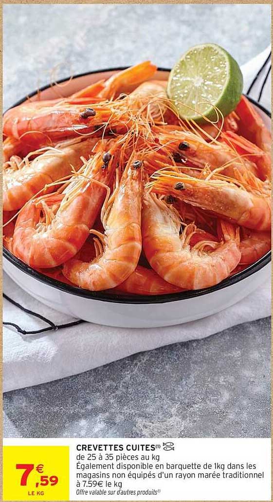 CREVETTES CUITES