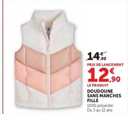 DOUDOUNE SANS MANCHES FILLE