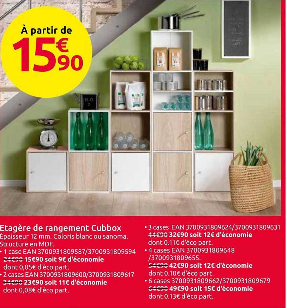 Étagère de rangement Cubbox