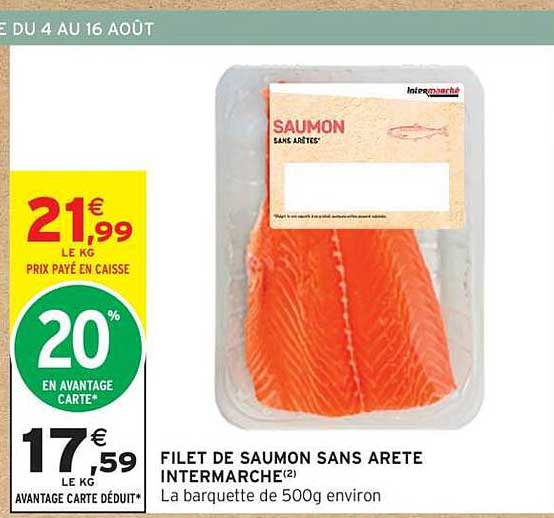 FILET DE SAUMON SANS ARETE INTERMARCHE(2)