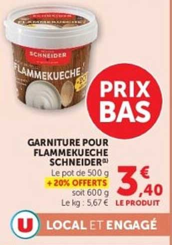 GARNITURE POUR FLAMMEKUECHE SCHNEIDER®