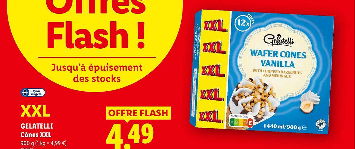 GELATELLI Cônes XXL