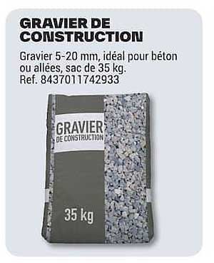 GRAVIER DE CONSTRUCTION