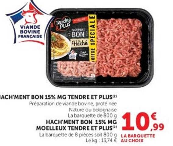 HACH’MENT BON 15% MG TENDRE ET PLUS