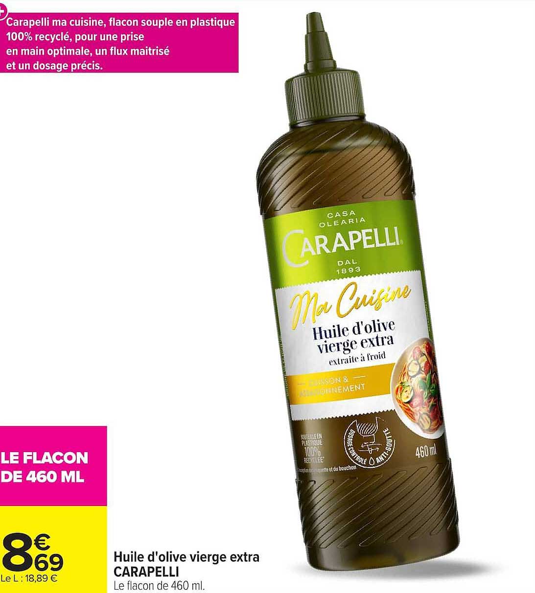 Huile d'olive vierge extra CARAPELLI