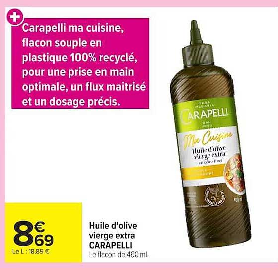 Huile d'olive vierge extra CARAPELLI
