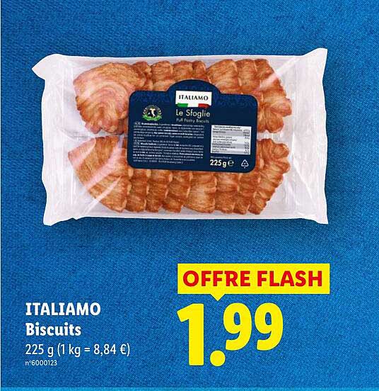 ITALIAMO Biscuits 225 g (1 kg = 8,84 €)