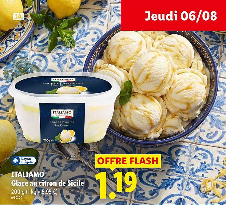 ITALIAMO Glace au citron de Sicile