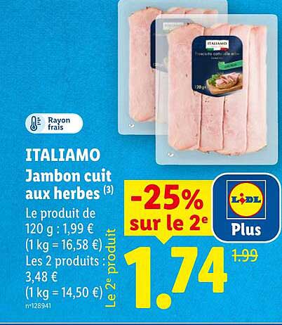 ITALIAMO Jambon cuit aux herbes (3)