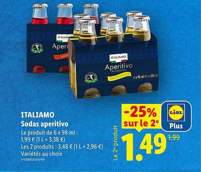 ITALIAMO Sodas aperitivo