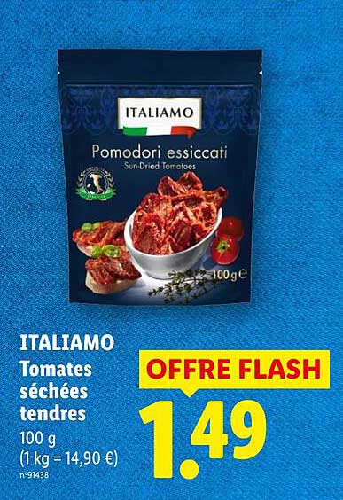 ITALIAMO Tomates séchées tendres