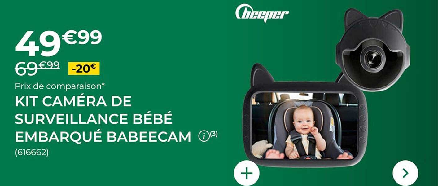 KIT CAMÉRA DE SURVEILLANCE BÉBÉ EMBARQUÉ BABEECAM