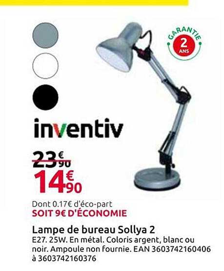 Lampe de bureau Sollya 2