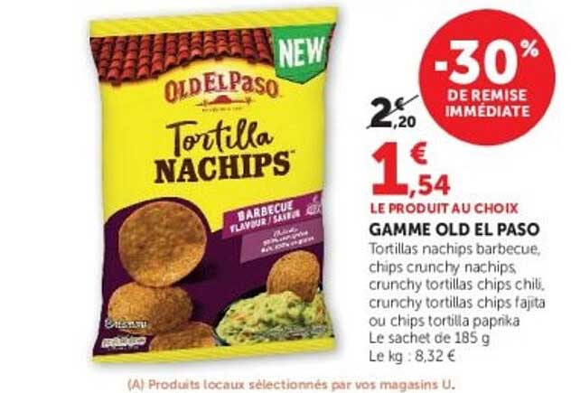 LE PRODUIT AU CHOIX GAMME OLD EL PASO