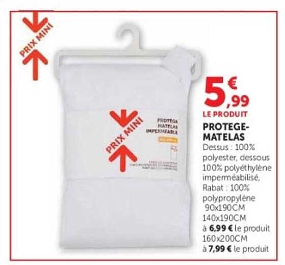 LE PRODUIT PROTÈGE-MATELAS