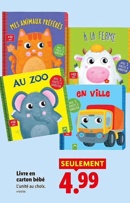 Livre en carton bébé