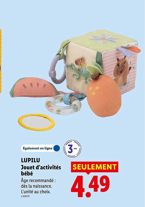 LUPILU Jouet d'activités bébé