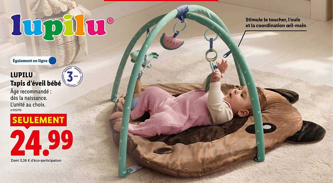 LUPILU Tapis d’éveil bébé