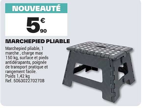 MARCHEPIED PLIABLE