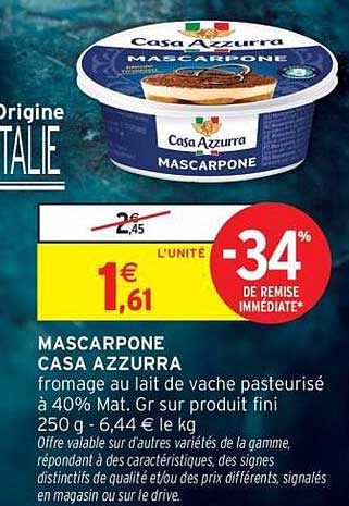 MASCARPONE CASA AZZURRA