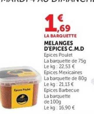 MELANGES D'EPICES C.M.D