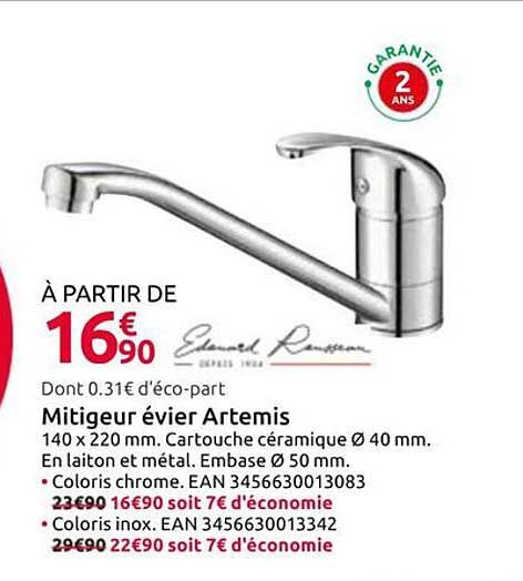 Mitigeur évier Artemis