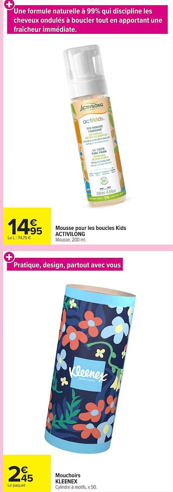 Mousse pour les boucles Kids ACTIVILONG