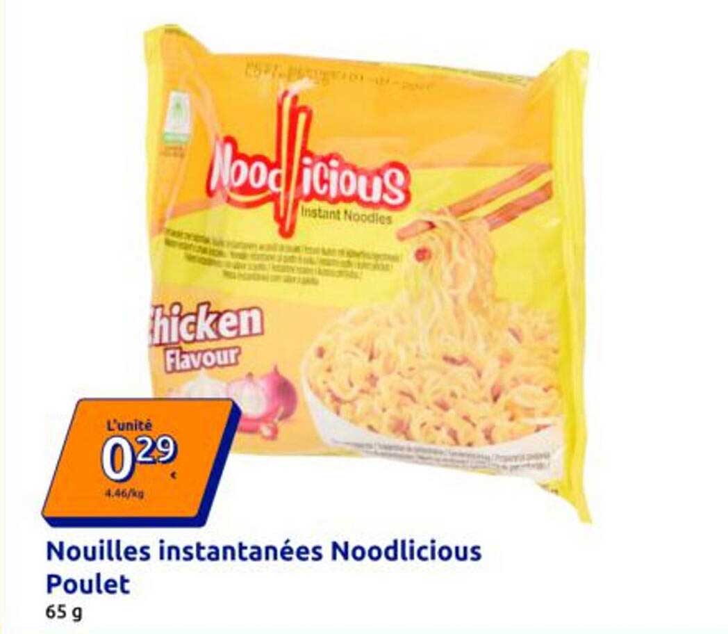 Nouilles instantanées Noodlicious Poulet
