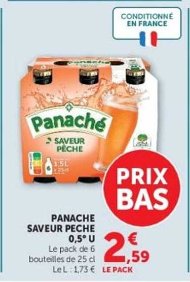 PANACHE SAVEUR PECHE 0,5° U
