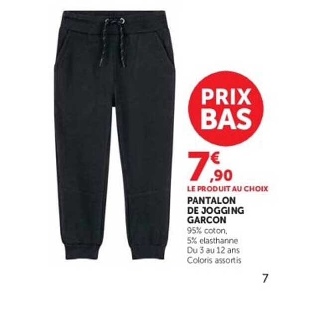 PANTALON DE JOGGING GARCON