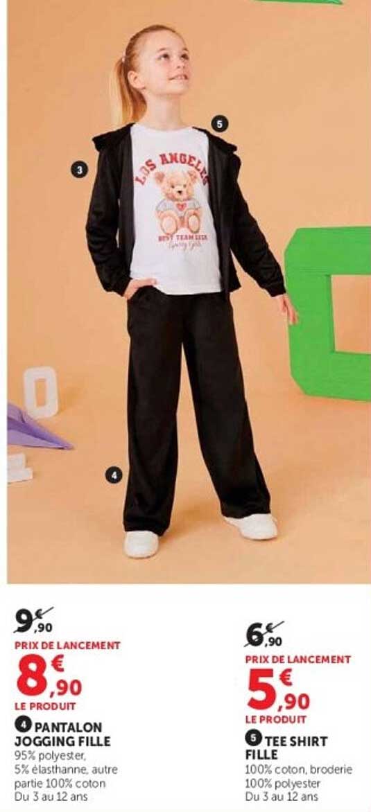 PANTALON JOGGING FILLE