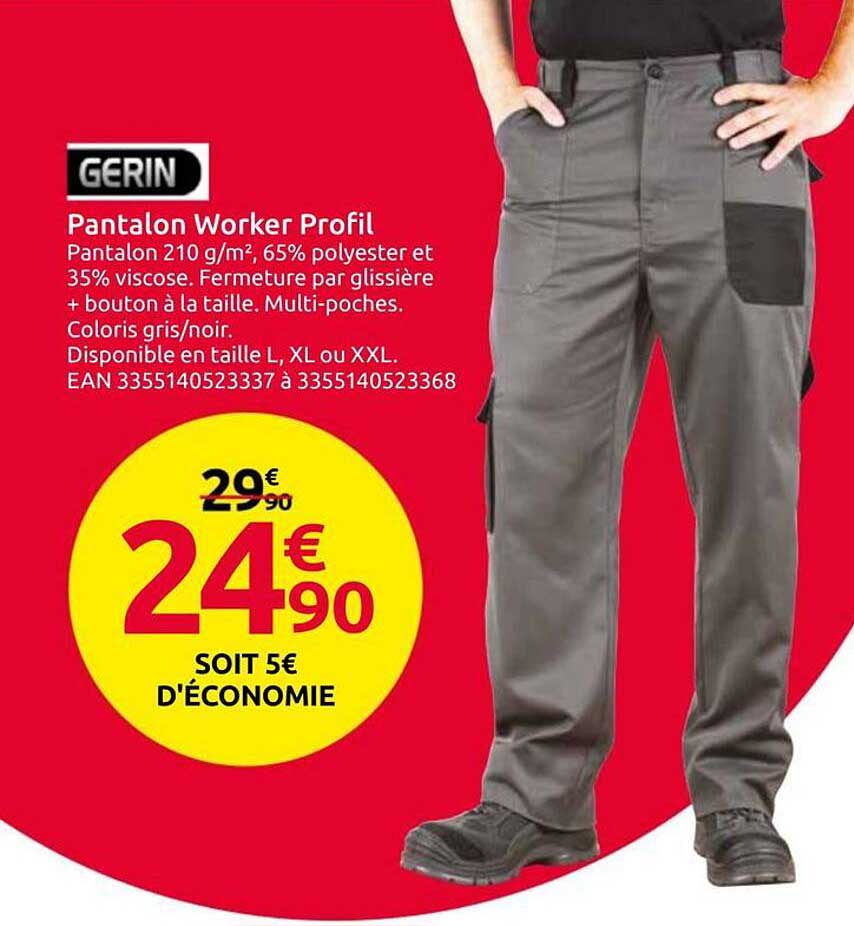 Pantalon Worker Profil