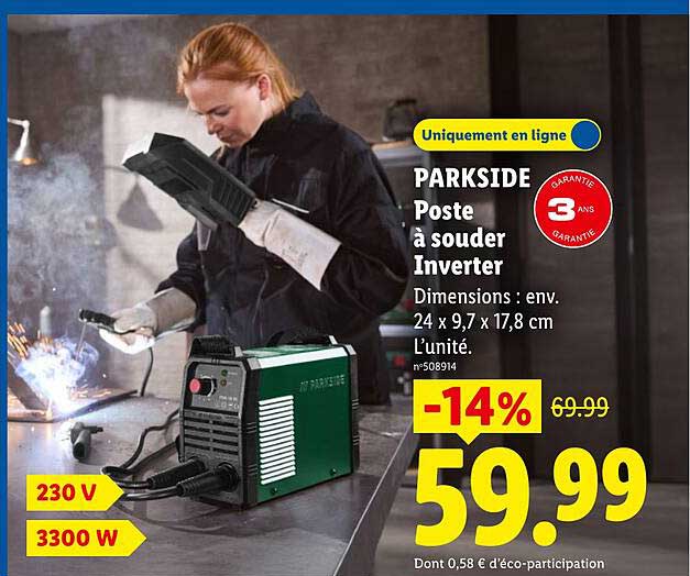 PARKSIDE Poste à souder Inverter