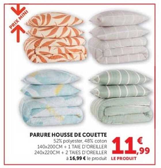 PARURE HOUSSE DE COUETTE