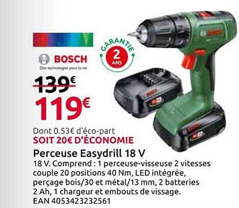 Perceuse Easydrill 18 V