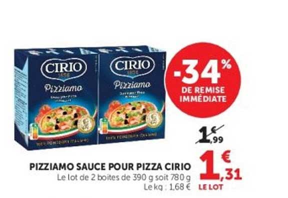 PIZZIAMO SAUCE POUR PIZZA CIRIO
