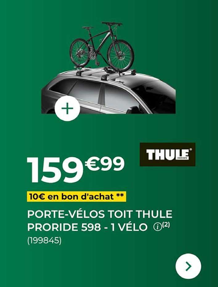 PORTE-VÉLOS TOIT THULE PRORIDE 598 - 1 VÉLO