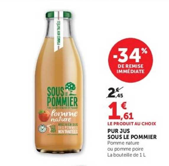 PUR JUS SOUS LE POMMIER