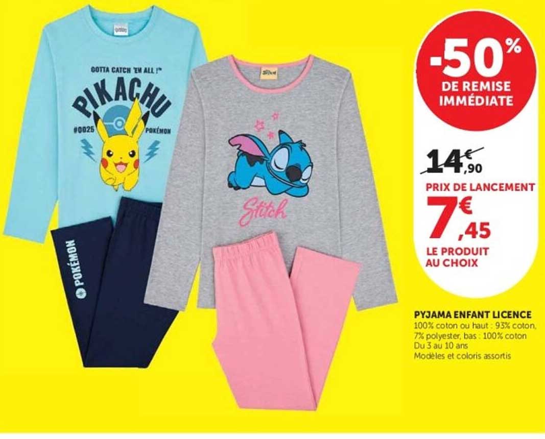 PYJAMA ENFANT LICENCE