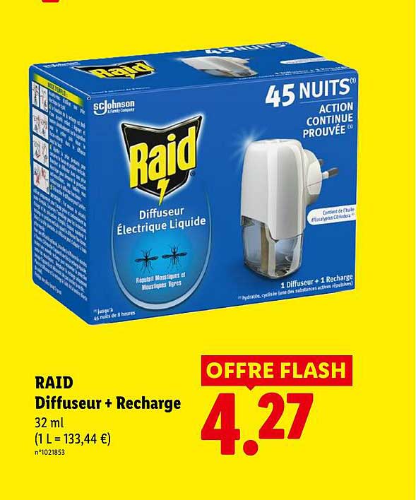 RAID Diffuseur + Recharge