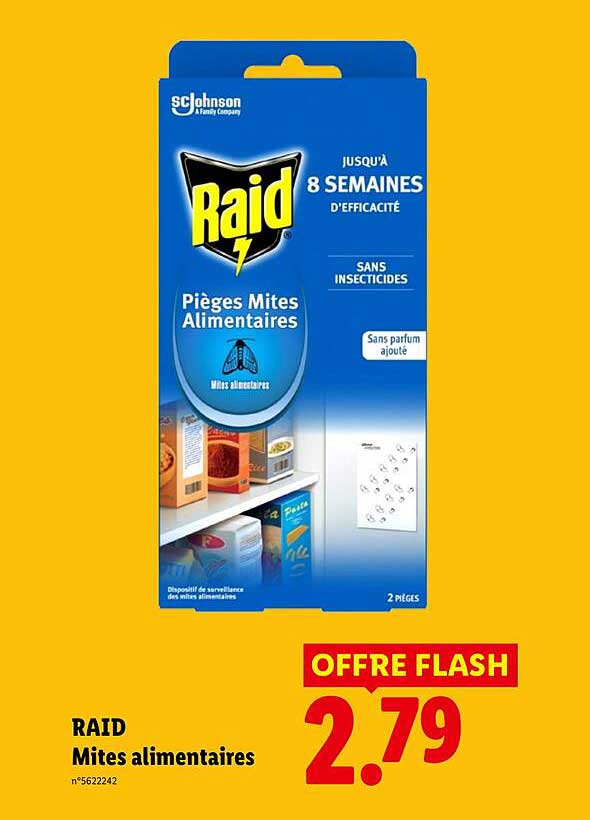RAID Mites alimentaires