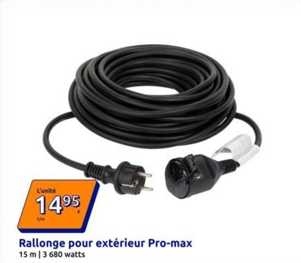 Rallonge pour extérieur Pro-max