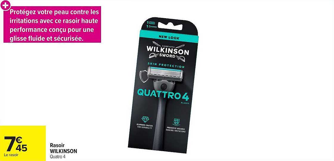 Rasoir WILKINSON Quatro 4