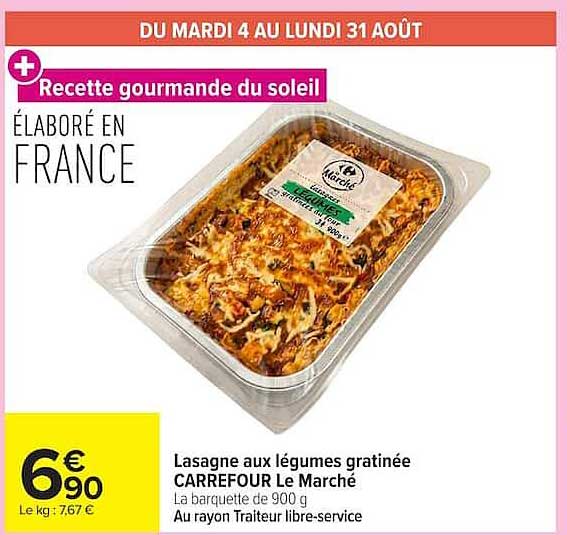 Recette gourmande du soleil
