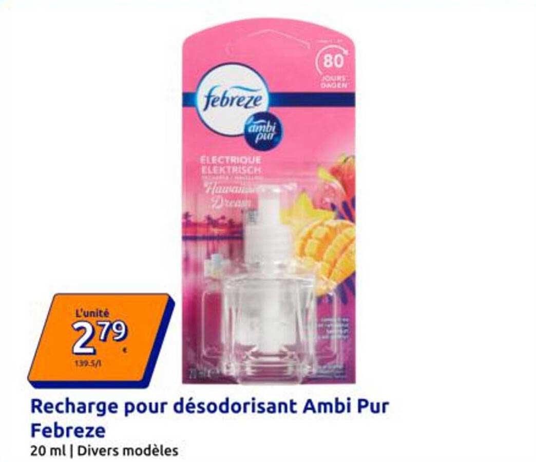Recharge pour désodorisant Ambi Pur Febreze