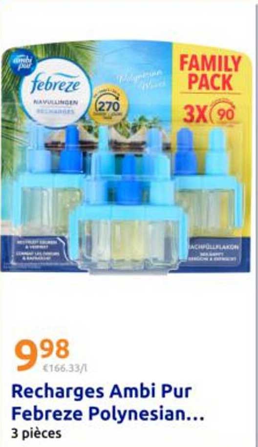 Recharges Ambi Pur Febreze Polynesian...